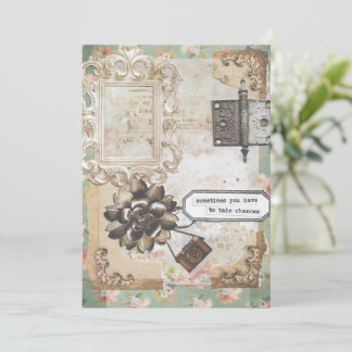 Carte De Remerciements Parfois, vous devez prendre des chances Inspirer c