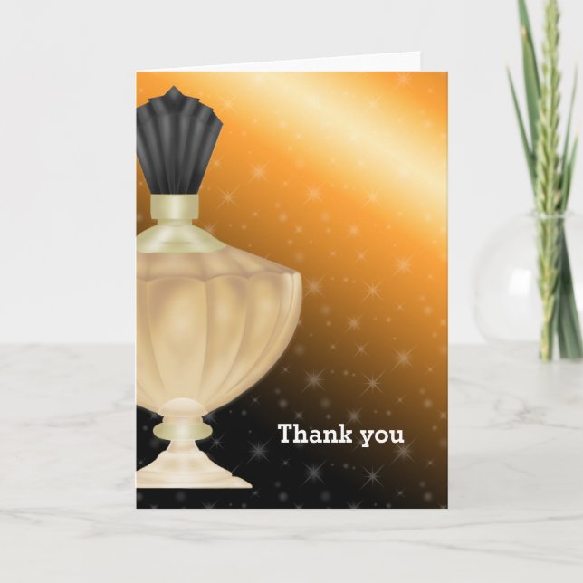 Carte De Remerciements Parfum (Devant)