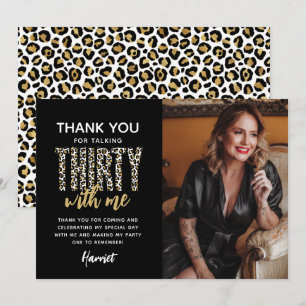 Carte De Remerciements Parle-moi TRENTE ! Fête du 30e anniversaire