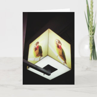 carte de remerciements "Parrot Cash Register Light