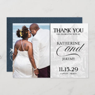 Carte De Remerciements Passeport bleu de la marine mexicaine