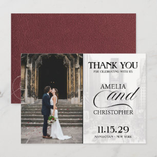 Carte De Remerciements Passeport Bourgogne de New York