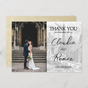 Carte De Remerciements Passeport Champagne Paris