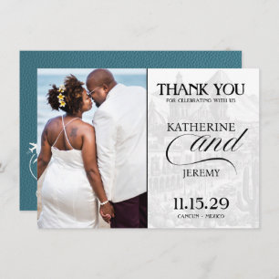 Carte De Remerciements Passeport de Cyan Mexique