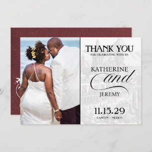 Carte De Remerciements Passeport de la Bourgogne