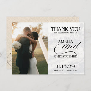 Carte De Remerciements Passeport de la Californie d'Ivoire