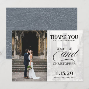 Carte De Remerciements Passeport de New York Silver