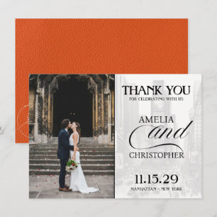 Carte De Remerciements Passeport Orange New York