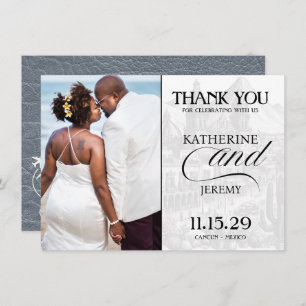 Carte De Remerciements Passeport Silver Mexico