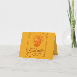 Carte De Remerciements Passez Une Journee Spritz-Tastique Aperol Spritz V