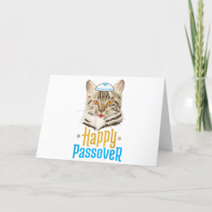 Carte De Remerciements Passover Happy Passover Cat Funny Seder Jewish