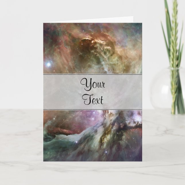 Carte De Remerciements Pastels de nébuleuse d'Orion (Devant)