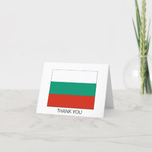 Carte De Remerciements Patriotic Bulgarian