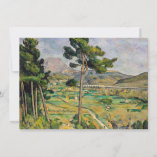 Carte De Remerciements Paul Cézanne - Mont Sainte-Victoire et Viaduc
