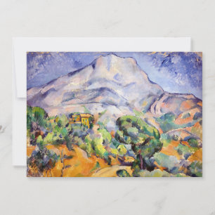 Carte De Remerciements Paul Cezanne - Mont Sainte-Victoire, Route de la T