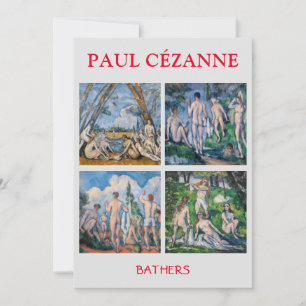 Carte De Remerciements Paul Cezanne - Sélection des chefs-d'oeuvre de Bat