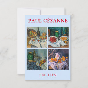 Carte De Remerciements Paul Cezanne - Toujours Vie Sélection de chefs-d'o