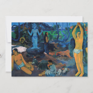 Carte De Remerciements Paul Gauguin - D'où venons-nous ?