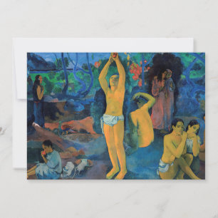 Carte De Remerciements Paul Gauguin - D'où venons-nous ?