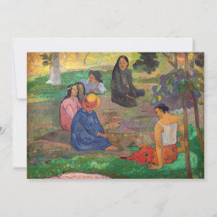 Carte De Remerciements Paul Gauguin - La Conversation / Les Parau Parau