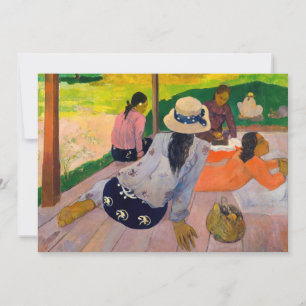 Carte De Remerciements Paul Gauguin - La Sieste