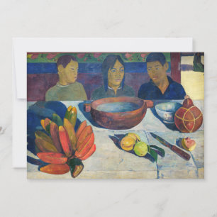 Carte De Remerciements Paul Gauguin - Le Repas / Bananes