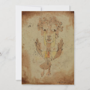 Carte De Remerciements Paul Klee - Angelus Novus