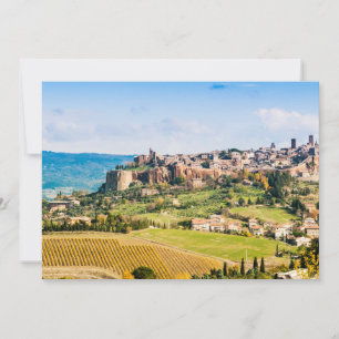 Carte De Remerciements Paysage sur Orvieto