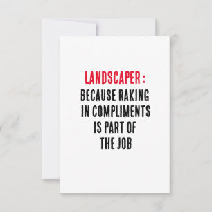 Carte De Remerciements Paysagère Parce que le raz en compliments fait par