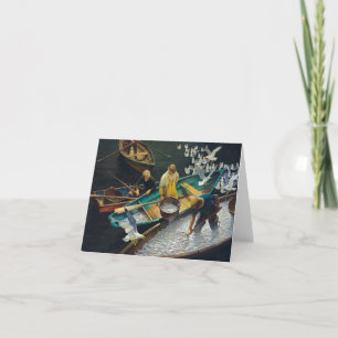 Carte De Remerciements Pêcheurs de Dark Harbor par Newell Convers Wyeth