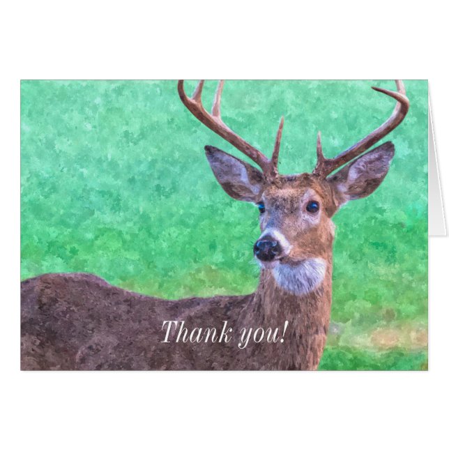 Carte de remerciements Peinture à sept points (Devant Horizontal)