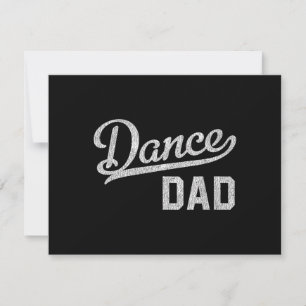 Carte De Remerciements Père de danse Danseur fier Père