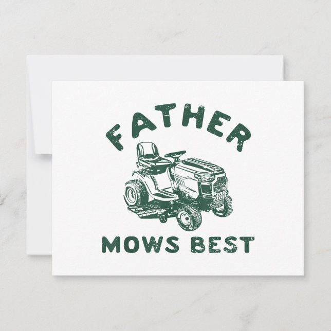 Carte De Remerciements Père moque le mieux (Devant)