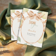 Perfect Pair Pear Retro Bridal Shower Thank You