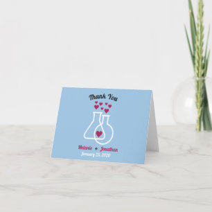 Carte De Remerciements Periodic Table of the Elements Wedding Thank You