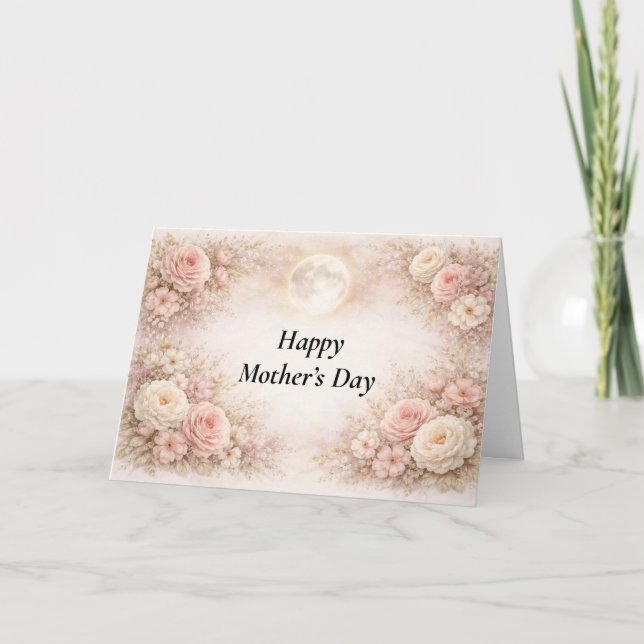 Carte De Remerciements Personalised Mother's Day Floral Card (Devant)