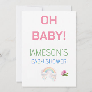 Carte De Remerciements Personalized Card Family Event Parents to Be