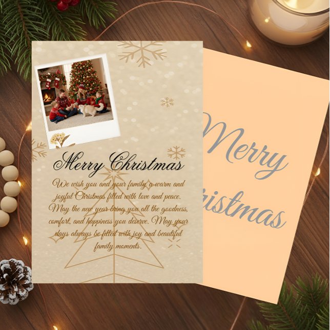 Carte De Remerciements “Personalized Family Christmas Photo Card” (Créateur téléchargé)