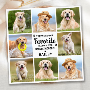 Carte De Remerciements Personnalisé 8 Photo Collage Animaux de compagnie