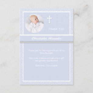 Carte de remerciements personnalisé aimé de photo