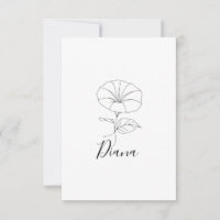 Personnalisé Septembre Matin Gloire Cadeau Fleur d