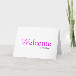 Carte De Remerciements Personnalisé Simple Élégant Bienvenue