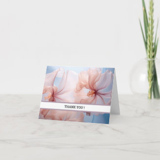 Carte de remerciements personnalisée