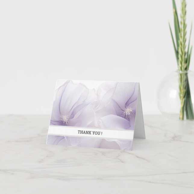 Carte de remerciements personnalisée (Devant)