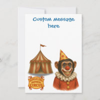 Personnaliser : Chester le clown chimpanzé
