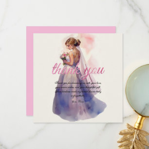 Carte De Remerciements Personnalisez Remerciement de Baby Shower