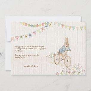 Carte De Remerciements Peter le lapin lapin Genre Neutre Livres Bébé