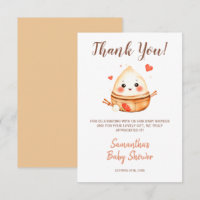 Petit Baby shower d'aquarelle mignon