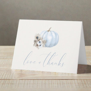 Carte De Remerciements Petite Citrouille Remerciements pour Baby Shower G