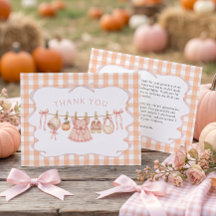 Petite Fille Citrouille Baby Shower
